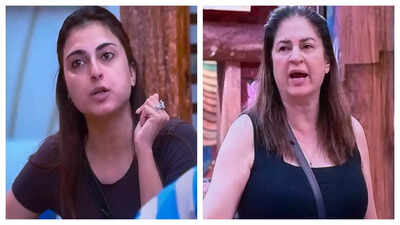 Farhana Bhatt get angry at Kunika Sadanand in Bigg Boss 19