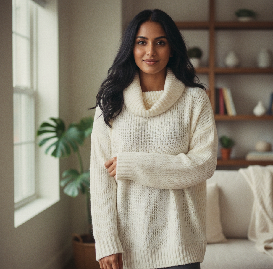 Cozy Vibes: Oversized Sweater & Leggings