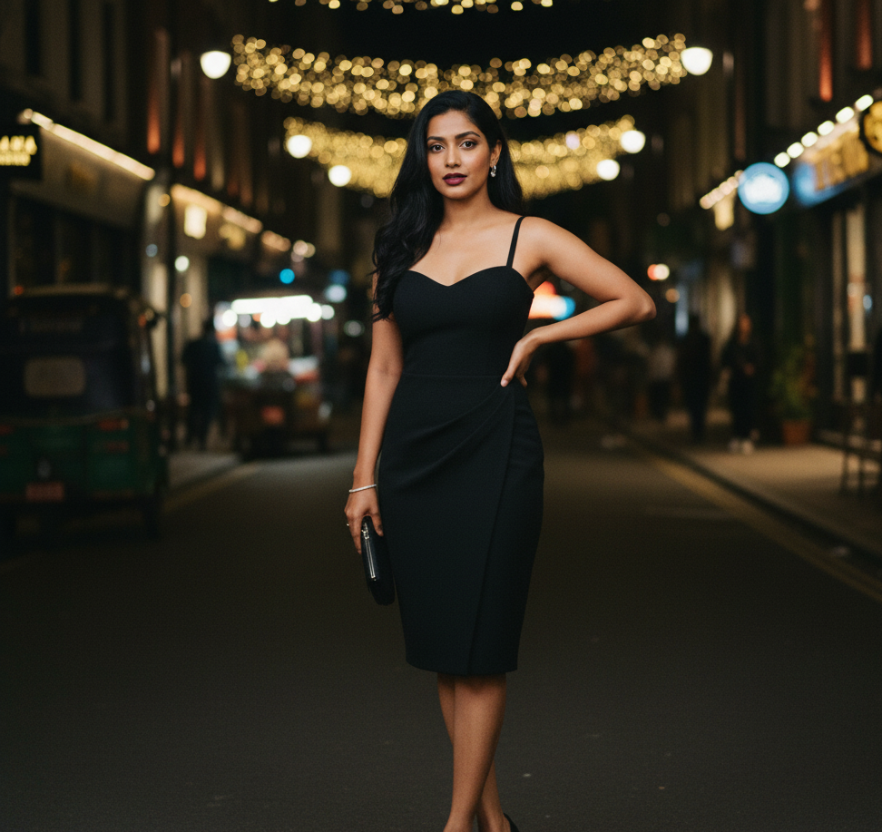 Night Out Glam: Little Black Dress