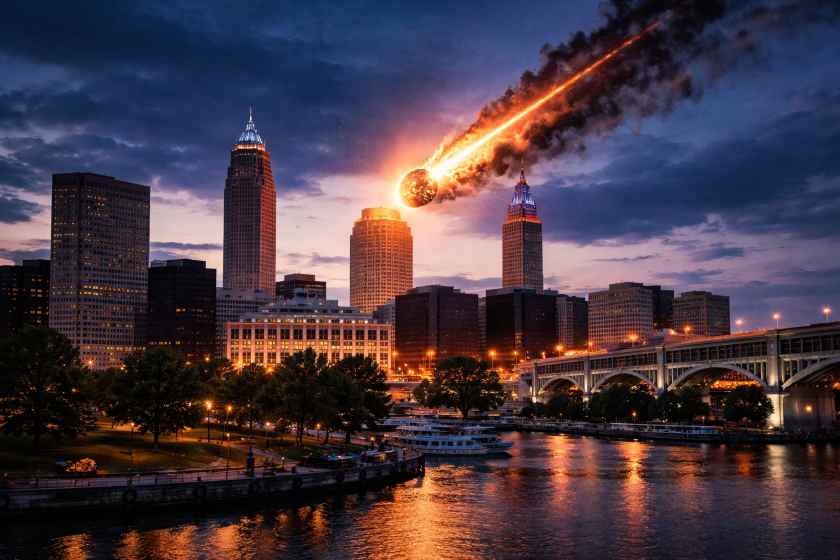 Meteor Hit Cleveland, Ohio